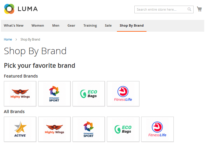 Pick your favorite brand